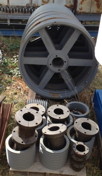 Lot Of Spare Sheaves And Bushings From Prochem 965frt50 Agitators)